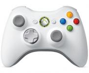 Microsoft XBOX 360 Wireless Controller blanche (partie inférieure gris)