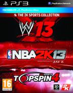 WWE'13 - NBA 2K13 - Top Spin 4 - 2k Sports bundle (Pack 3 Jeux)