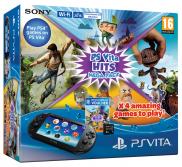 Pack Ps Vita + Hits Mega Pack + Cm 8 Go