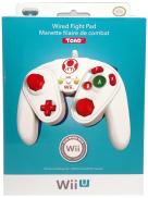 Wii U Wired Fight Pad Manette filaire de combat - Toad (PDP)