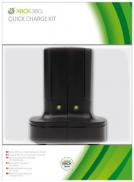 Microsoft XBOX 360 Quick Charge Kit (Noir)