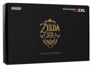 Nintendo 3DS The Legend of Zelda : Ocarina of Time 3D - Edition 25ème Anniversaire Collector (noir Sérigraphié+Jeux)