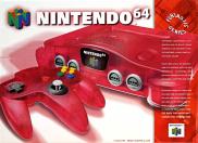 Nintendo 64 Funtastic Colors Watermelon Red