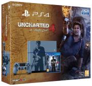 PS4 1To - Pack Uncharted 4: A Thief's End - Edition Limitée Collector Serigraphié