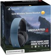 SONY PS4 Gold Wireless Stereo Headset Uncharted 4