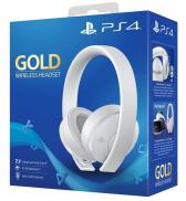 SONY PS4 Gold Wireless Headset (White)