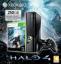 XBOX 360 Slim 250 Go Noire - Pack Halo 4 + 1 manette sans fil + micro-casque