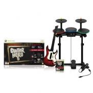 Guitar Hero 5 - Super Bundle (Jeu + Guitare + Batterie + Micro)