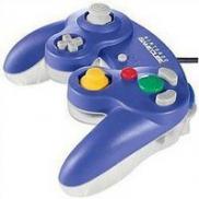 Nintendo GC Manette bicolore violette