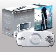 PSP Slim & Lite Final Fantasy VII Crisis Core Limited Edition Pack - Silver (PSP-2004 Bundle)