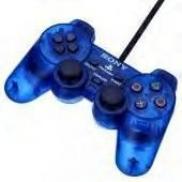 SONY PS1 Manette bleue transparente