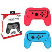 Dobe - Controller Grip (Néon Rouge et Bleu)