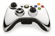 Microsoft XBOX 360 Wireless controller chrome series silver