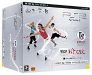 PS2 Slim Silver Kinetic - Pack Jeu EyeToy Kinetic + Caméra + Montre Cardio