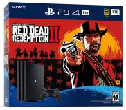 PS4 Pro 1To - Pack Red Dead Redemption II (Jet Black)