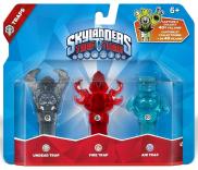 Skylanders: Trap Team (Traps Pack) Undead Skull + Fire Torch + Air Jughead