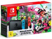 Nintendo Switch avec Joy-Con (rouge néon/bleu néon) + Splatoon 2